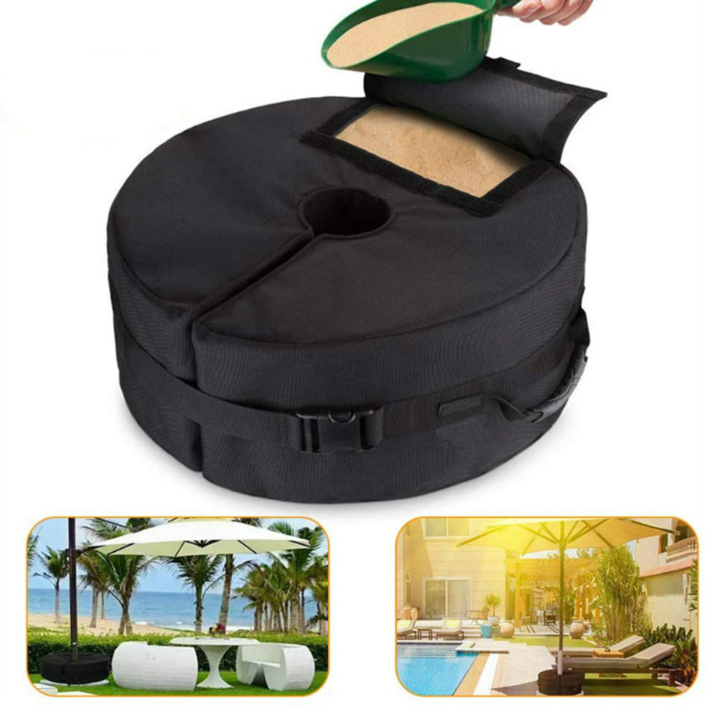 KG0043 Umbrella Base Weight Bag Heavy Duty Round Sandbag Support Bag for Cantilever Patio Umbrella KG0043 Umbrella Base Weight Bag Heavy Duty Round Sandbag Support Bag for Cantilever Patio Umbrella